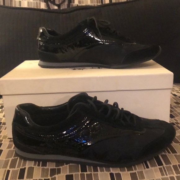 Shoes - Black on Black Coach Sneakers
